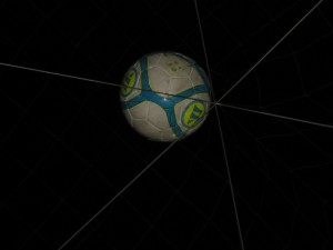 Balón na rede 