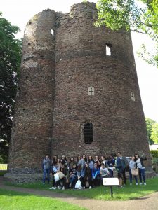 students in Cow tower