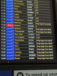 Fue un vuelo movidito 